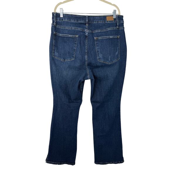 Judy Blue Slim Bootcut Jeans Dark Wash Size 18W Stretch Denim Casual - Picture 2 of 9